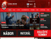 Tablet Screenshot of florbalnachod.cz